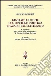 Riforme e utopie nel pensiero politico toscano del Settecento libro