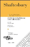 Lettera sull'entusiasmo Lettera sull'entusiasmo
