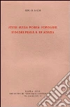 Studi sulla poesia popolare d'Inghilterra e di Scozia libro