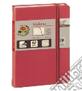 Taccuino Habana 10x15 a righe rosso scrittura