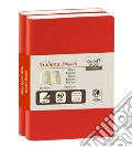 Taccuini duo habana smooth a righe 10x15 rosso ciliegia scrittura