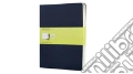 Moleskine Cahier XLARGE PAGINE BIANCHE copertina BLU NAVY art vari a