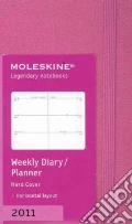 Agenda Moleskine 2011 - SETTIMANALE EXTRA SMALL Copertina Rigida Rosa Scuro art vari a